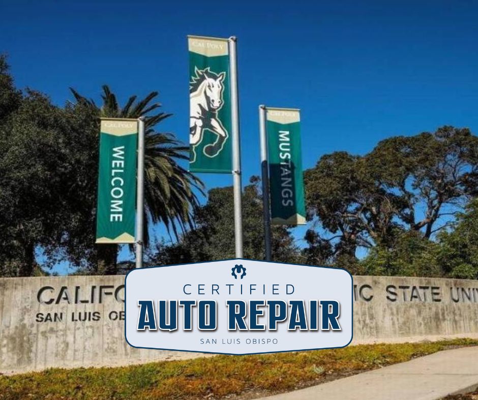 Entrance to Cal Poly campus in San Luis Obispo.